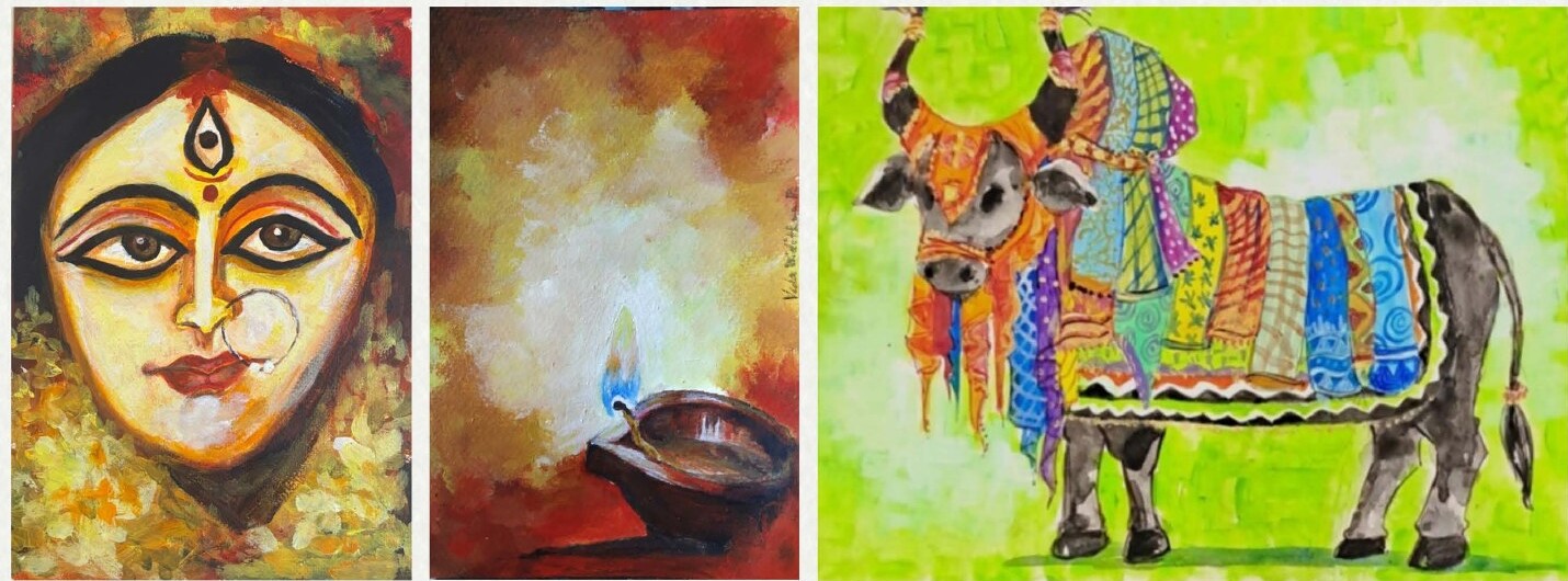 Colourful culture-inspired artwork