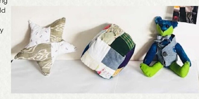 Textile scrap toy project