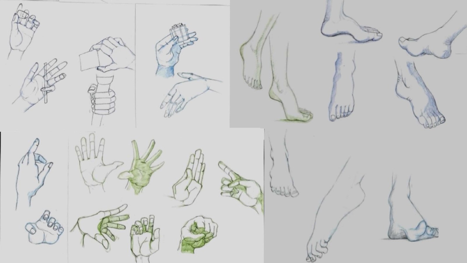 Hands & Feet, Gesture study