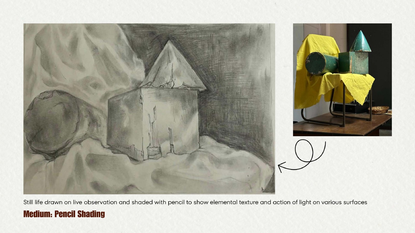 Still Life, Pencil shading