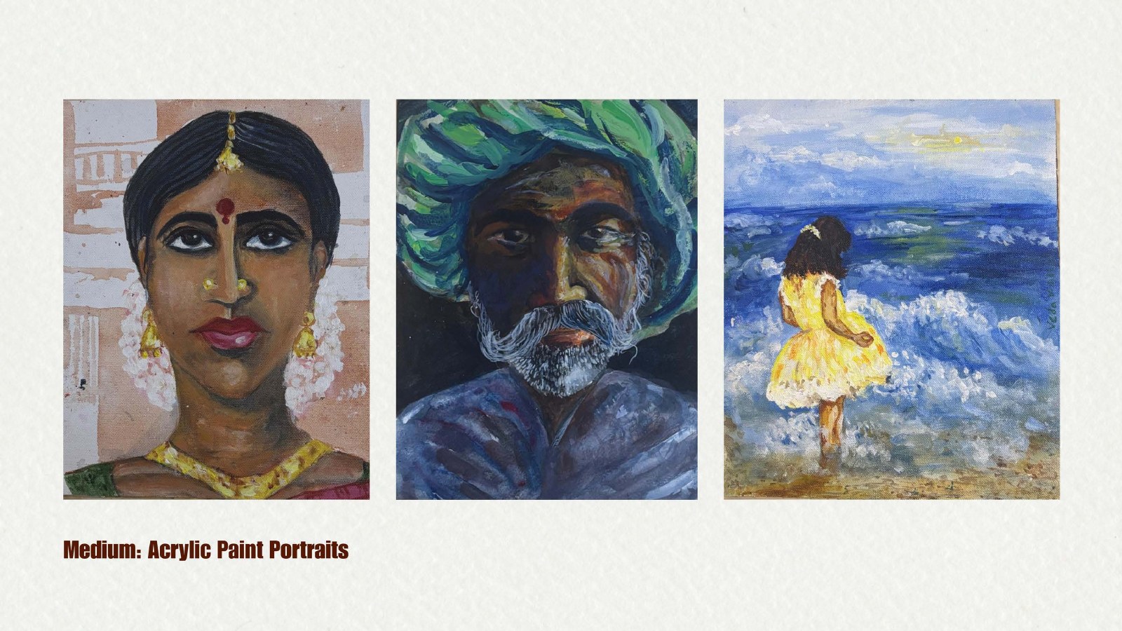Portraits, Acrylic on canvas