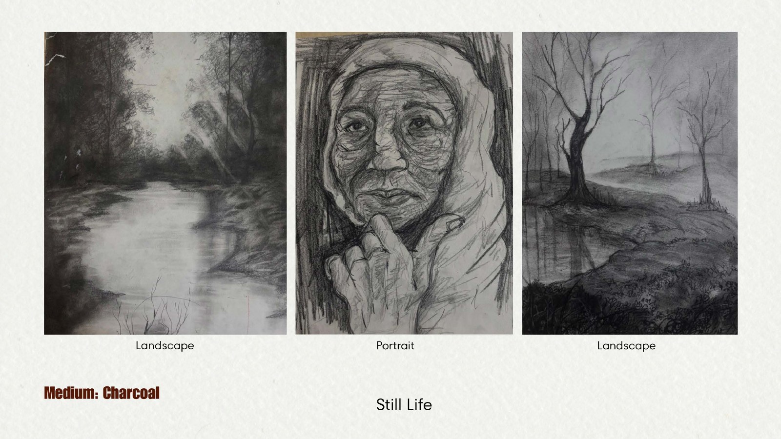 Charcoal Studies, Charcoal