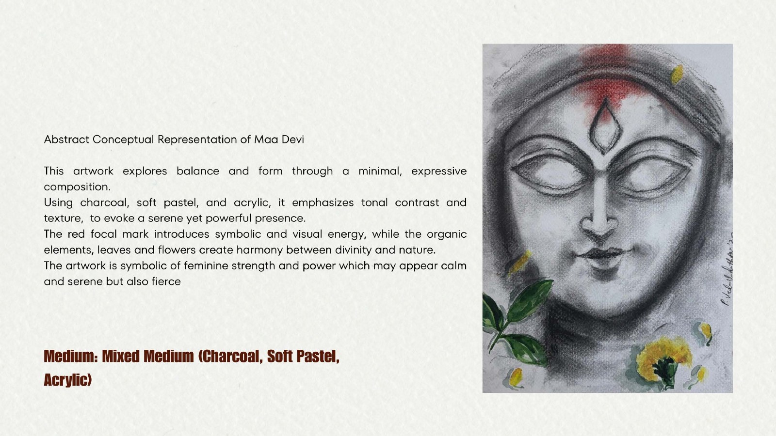 Maa Devi, Mixed media