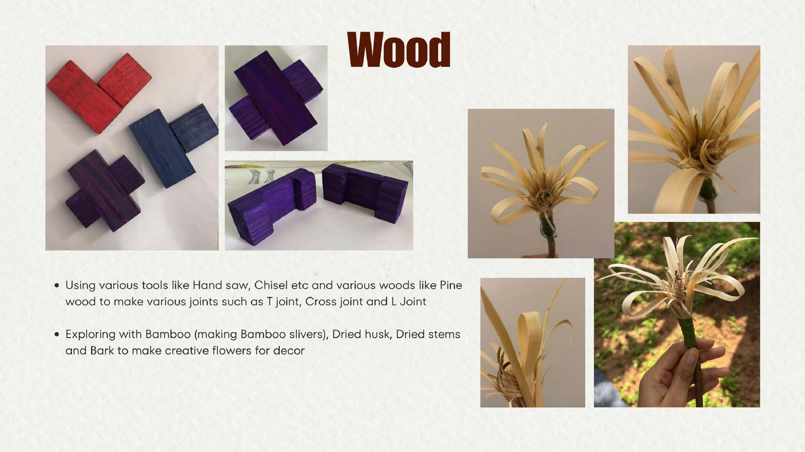 Modular Form, Wood exploration