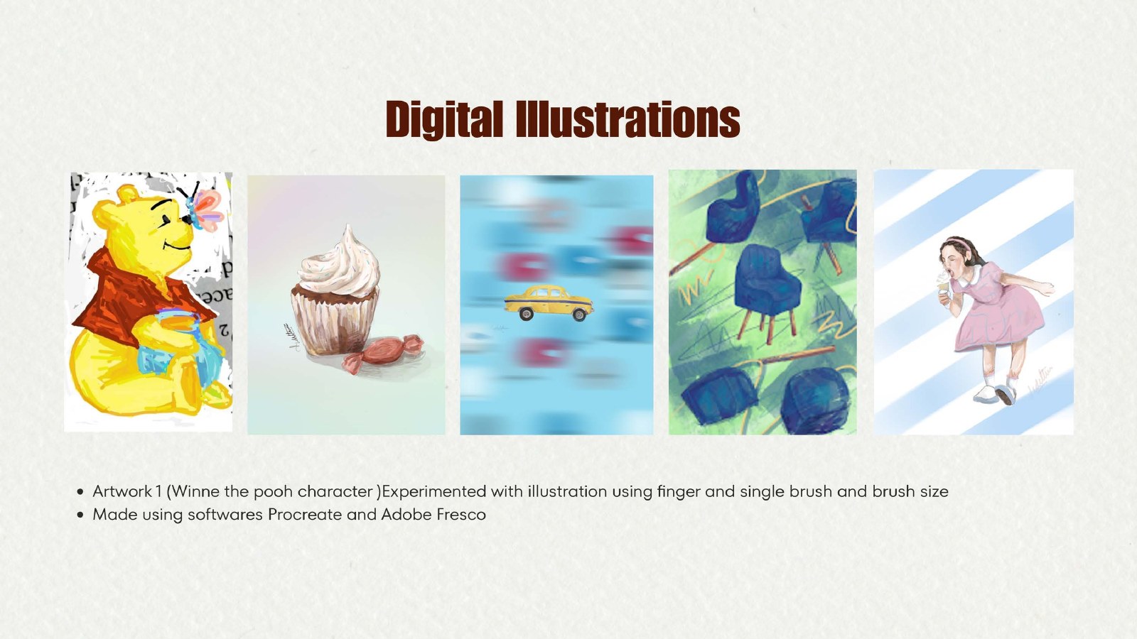 Digital Illustrations, Digital drawing