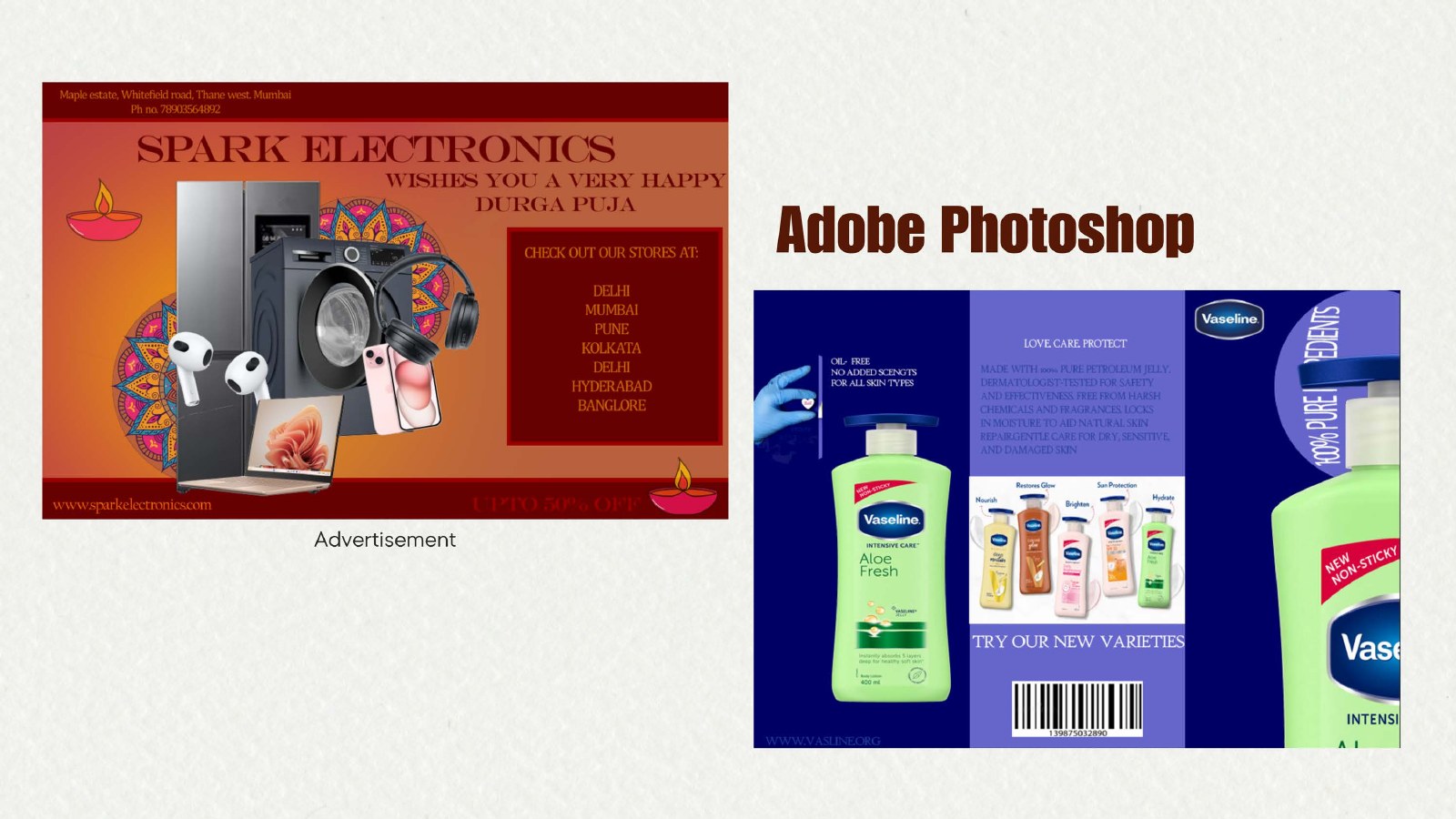 Advertising Design, Adobe Photoshop